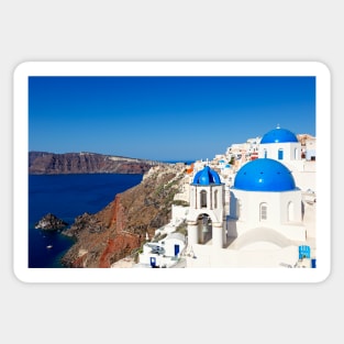 The wonderful Oia in Santorini, Greece Sticker